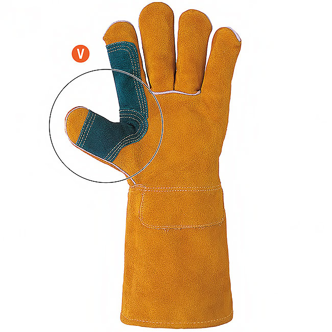 Guantes de soldador URO MAG-MIG - MAFEPE