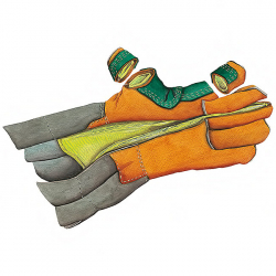 Guantes de cuero URO PIKE 4x4