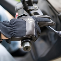 Guantes de cuero Aiars 15NEGRE